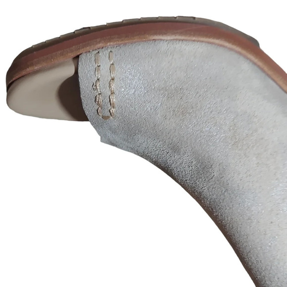 Naked Feet‎ Crux Leather Suede Strappy Wedge Sandals - Picture 10 of 16